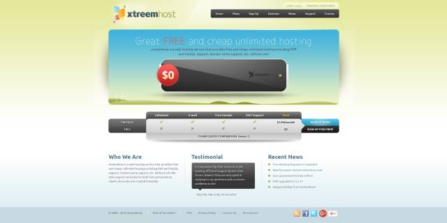 Xtreem Host אחסון בחינם